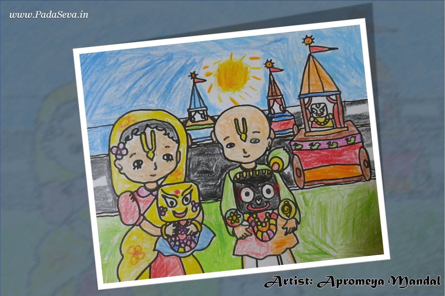 Rath Yatra Festival Drawing || Easy Rath Yatra Drawing || Ratha Saptami  Pencil Drawing - YouTube
